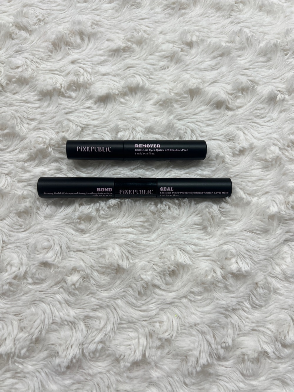 PINKPUBLIC Lash Bond and Seal Duo in Black and Remover